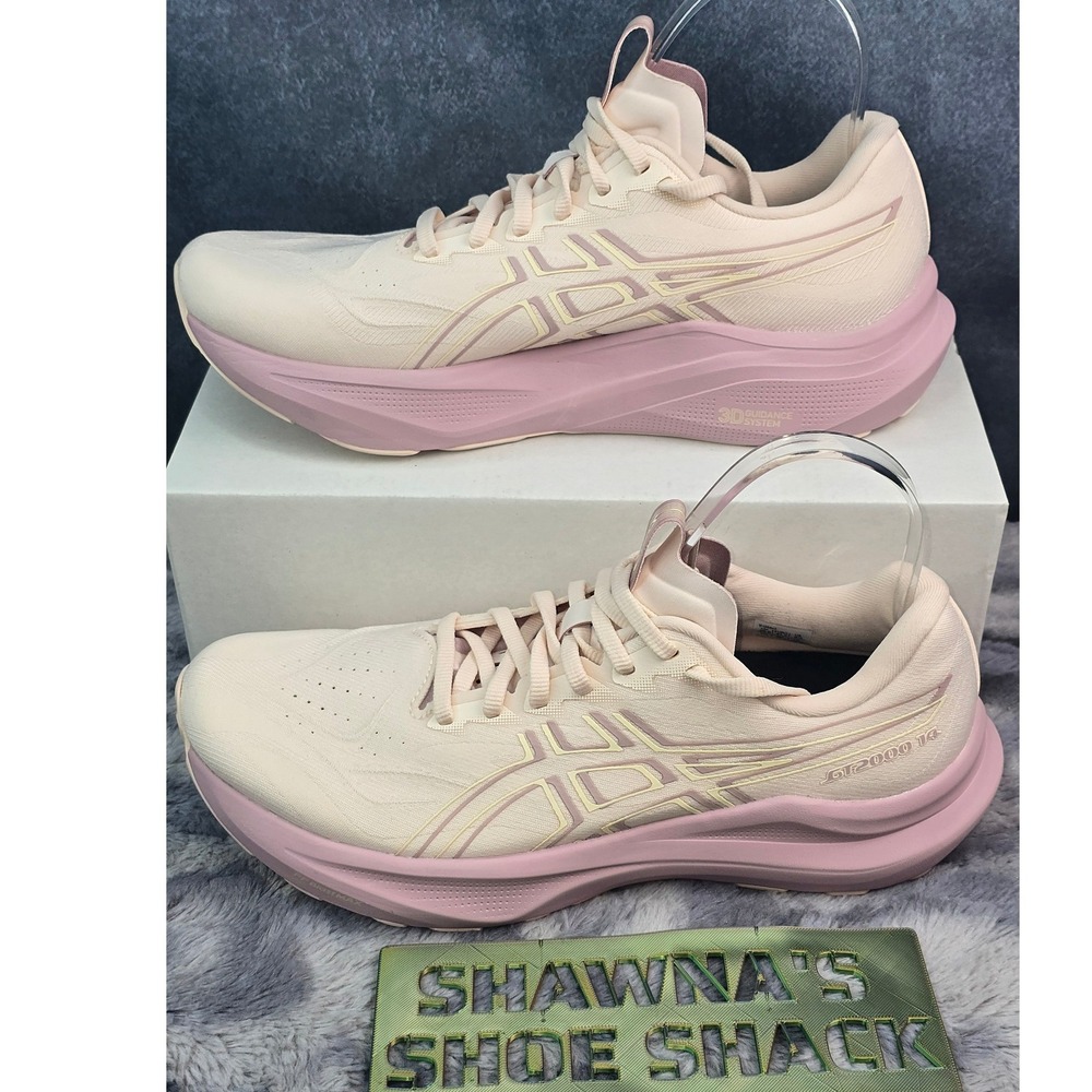 NWOT ASICS GT-2000 14 Running Shoes Pearl Pink/Morganite Stability Womens 9.5